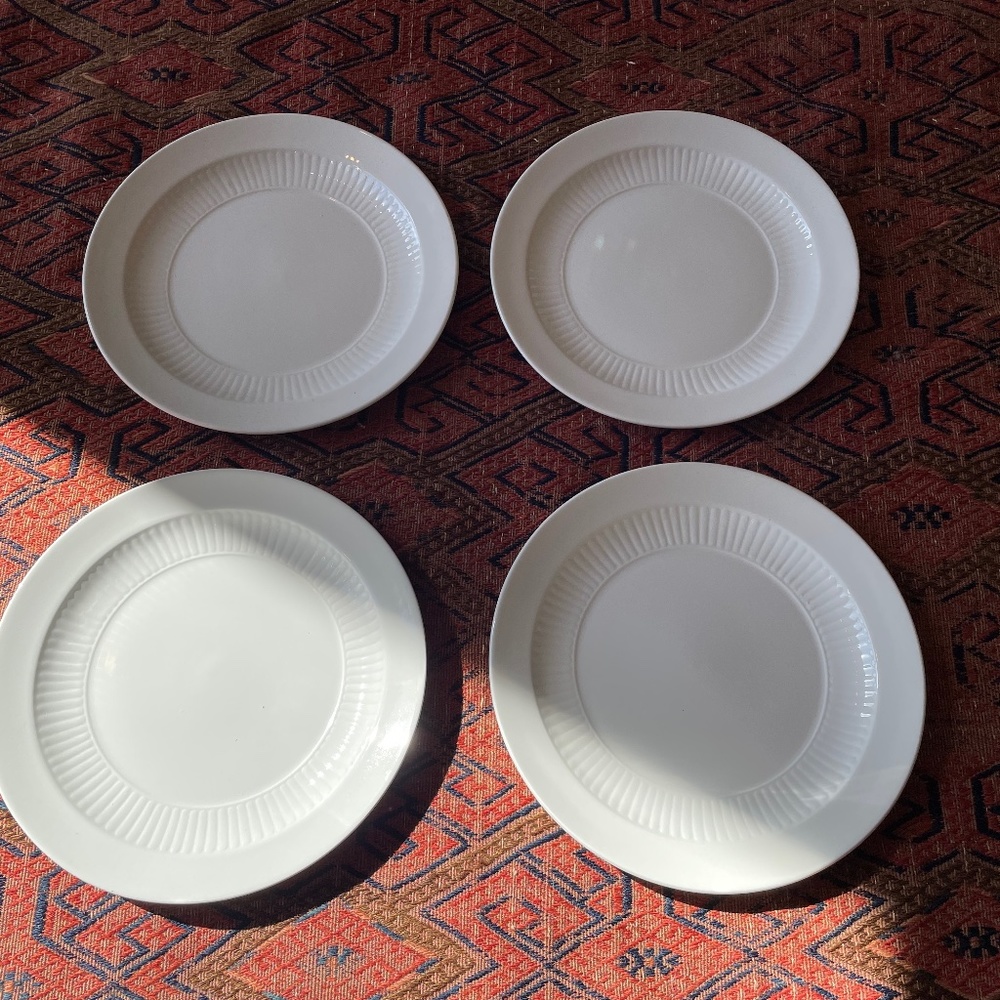 Vintage Wm Adams & Sons England "Empress" Ironstone Salad Plates Set of 4